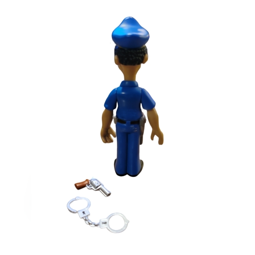The Simpsons Officer Lou Action Figure Playmates Toys Voice Activation Vintage - Picture 2 of 3